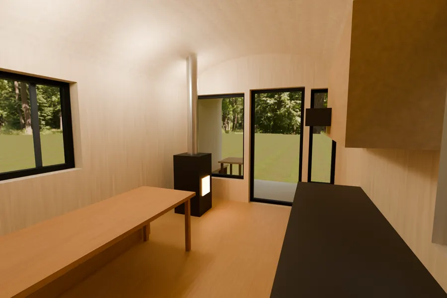 HT-01 Ring: inside, CAD render