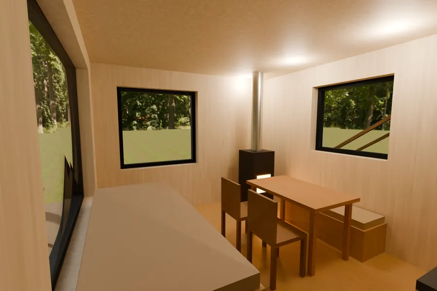 HT-04 Hooiberg: inside, CAD render