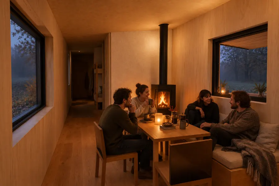 HT-07 Tafel: inside on an October evening, concept image