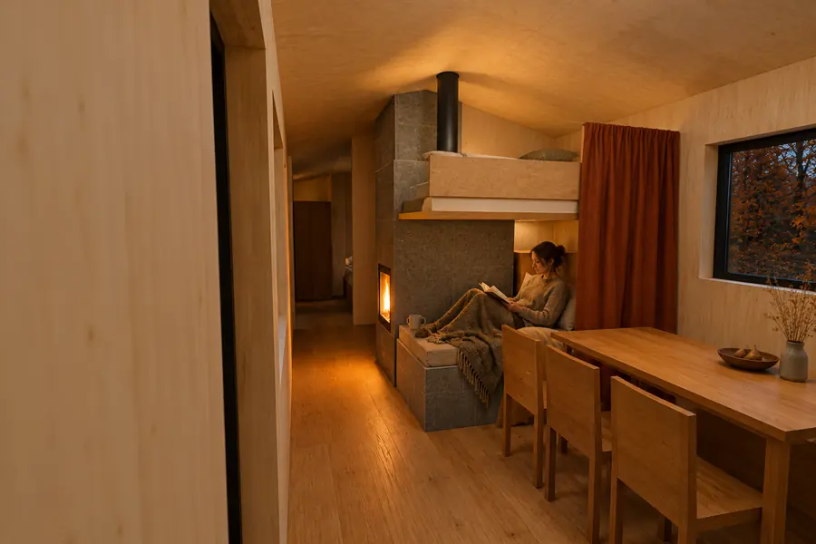 HT-08 Haard: the heart of the hut, concept image